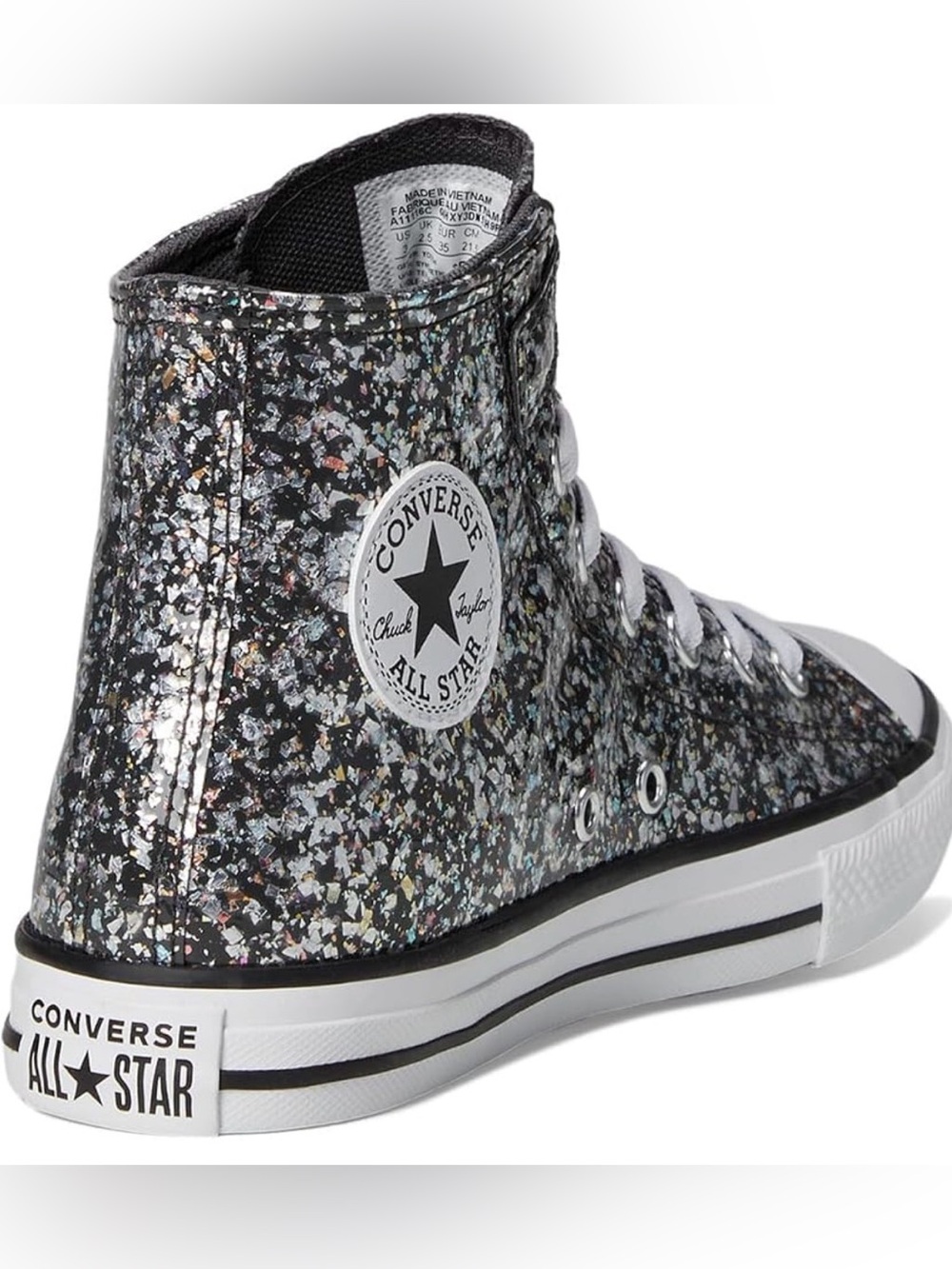 Converse Big Girls Chuck Taylor All Star Glitter Casual Sneakers